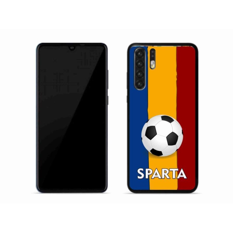 Gelový kryt mmCase na mobil Huawei P30 Pro - fotbal 1
