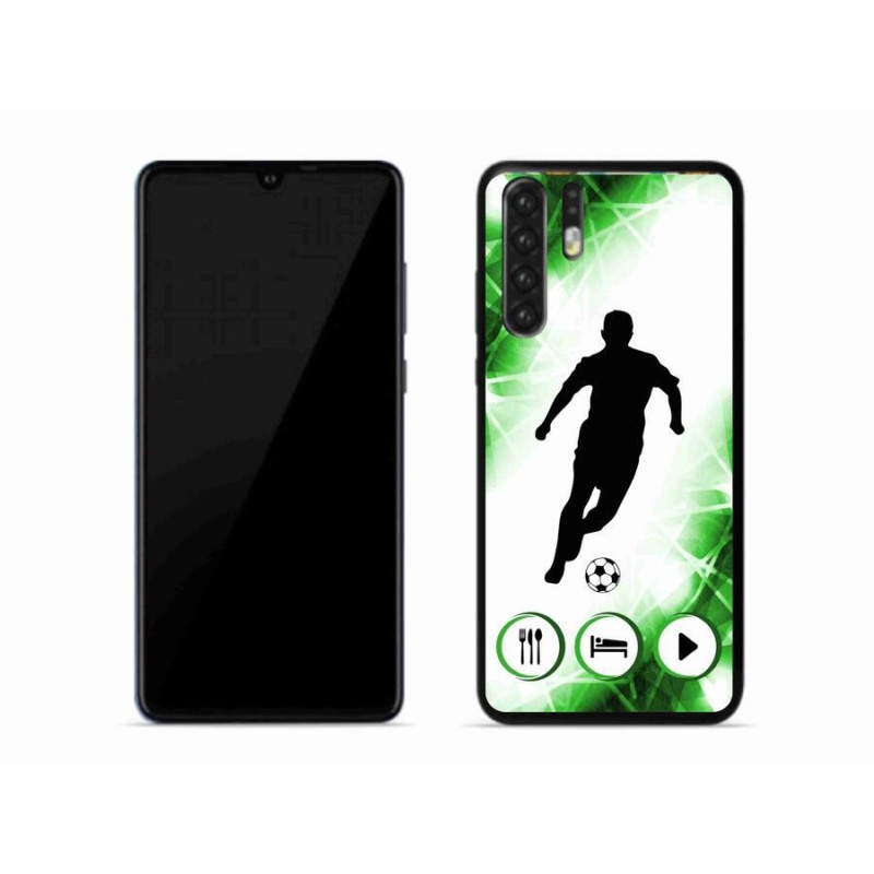 Gelový kryt mmCase na mobil Huawei P30 Pro - fotbalista