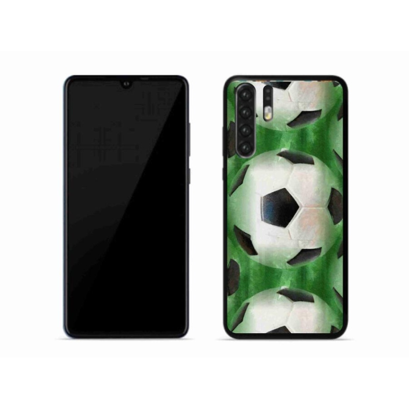 Gelový kryt mmCase na mobil Huawei P30 Pro - fotbalový míč