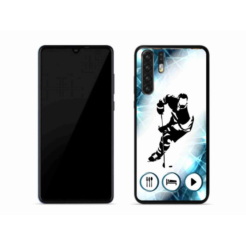 Gelový kryt mmCase na mobil Huawei P30 Pro - hokej 1