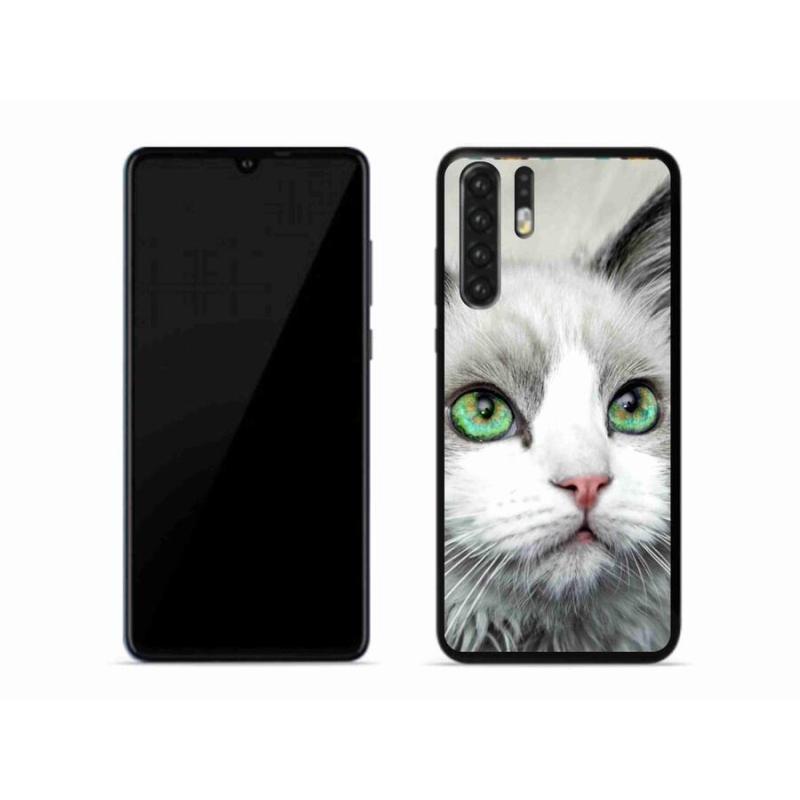 Gelový kryt mmCase na mobil Huawei P30 Pro - kočičí pohled