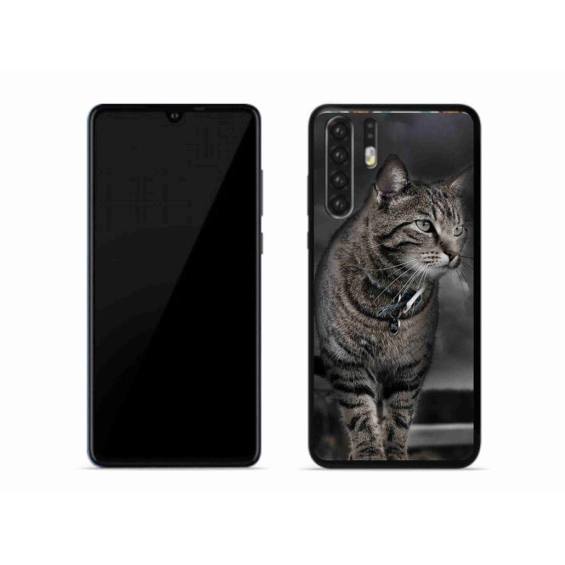 Gelový kryt mmCase na mobil Huawei P30 Pro - kočka