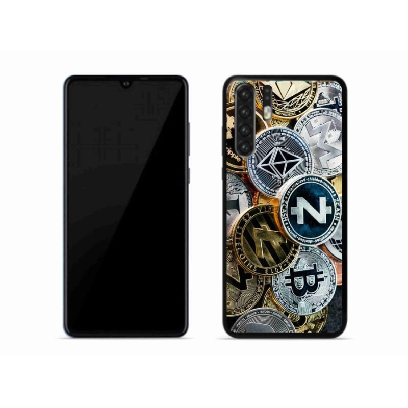 Gelový kryt mmCase na mobil Huawei P30 Pro - kryptoměny
