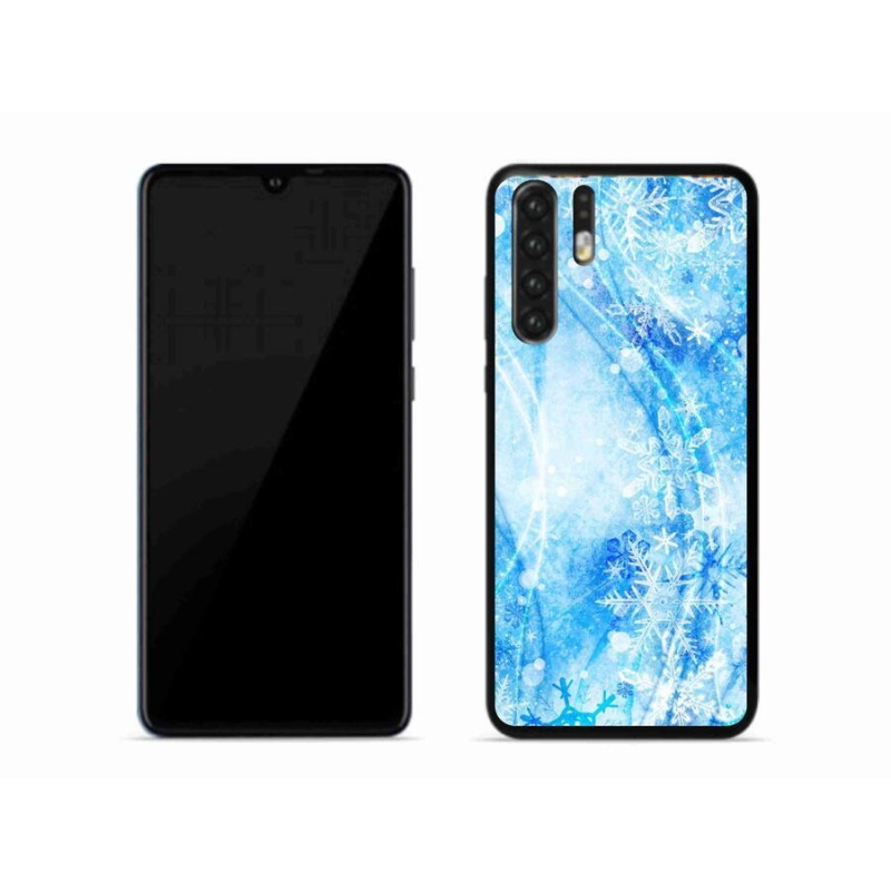Gelový kryt mmCase na mobil Huawei P30 Pro - sněhové vločky