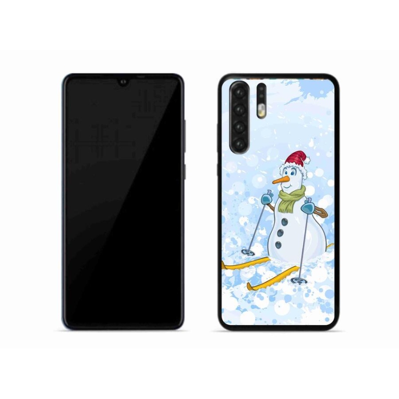 Gelový kryt mmCase na mobil Huawei P30 Pro - sněhulák