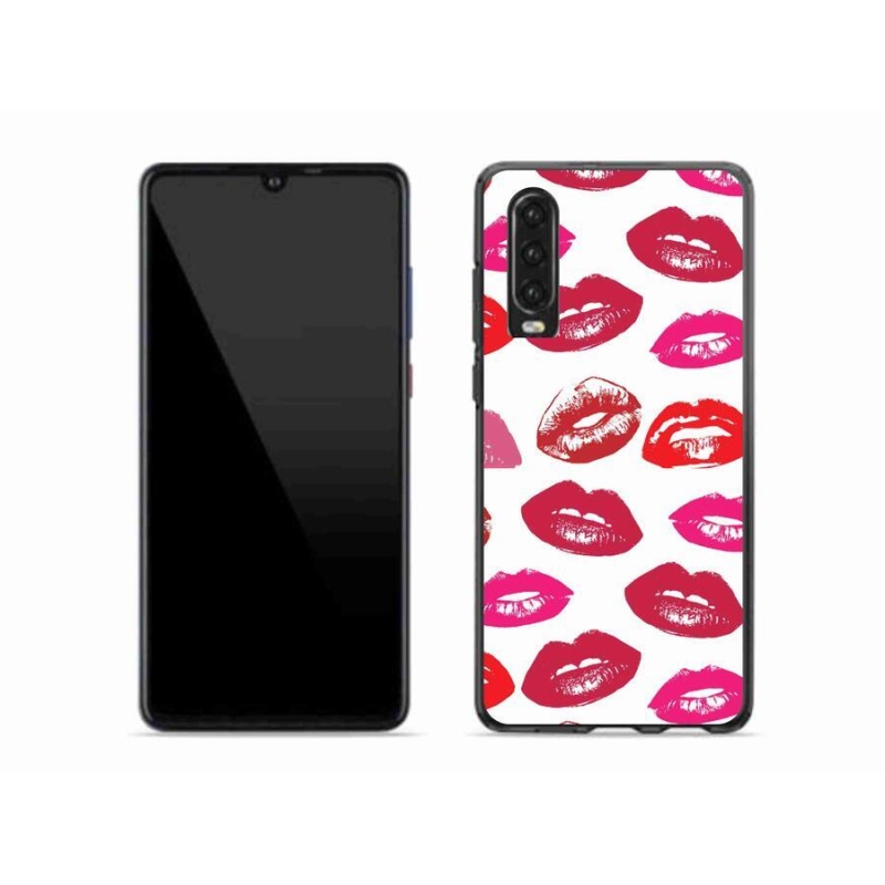 Gelový kryt mmCase na mobil Huawei P30 - rty