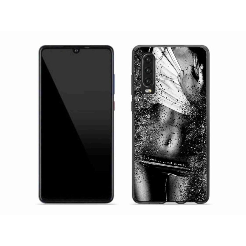 Gelový kryt mmCase na mobil Huawei P30 - sexy žena 1