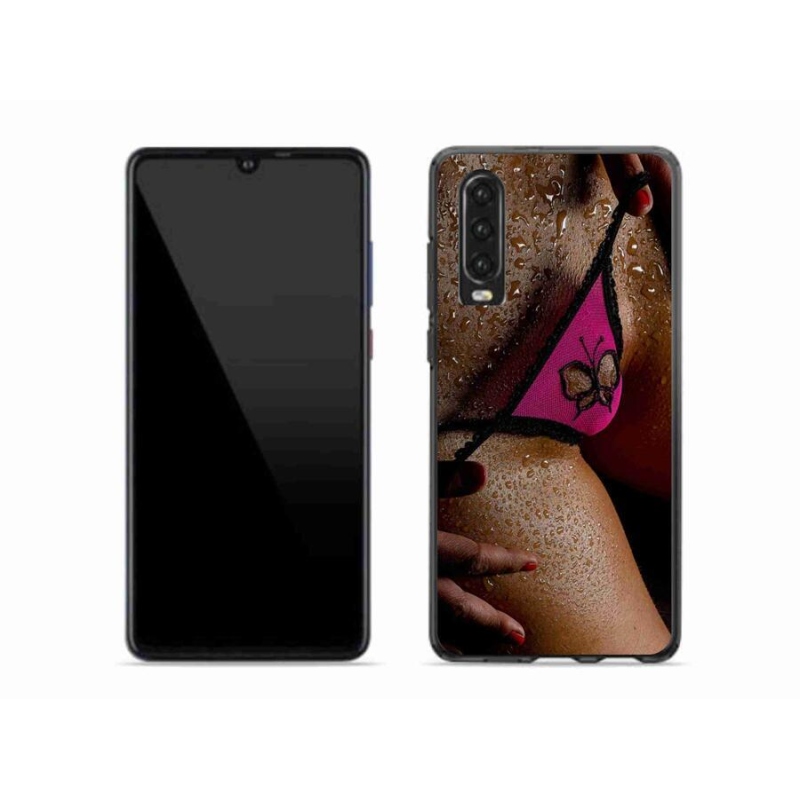 Gelový kryt mmCase na mobil Huawei P30 - sexy žena