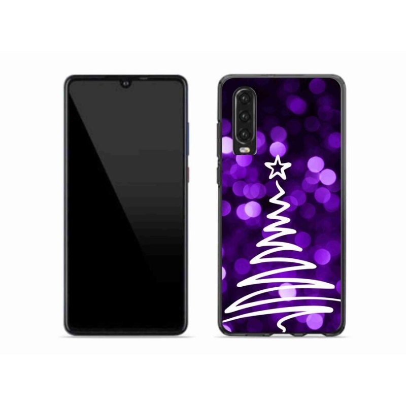 Gelový kryt mmCase na mobil Huawei P30 - stromek