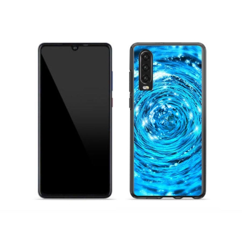 Gelový kryt mmCase na mobil Huawei P30 - vodní vír