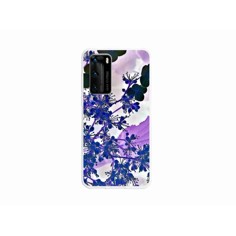 Gelový kryt mmCase na mobil Huawei P40 - květ hortenzie