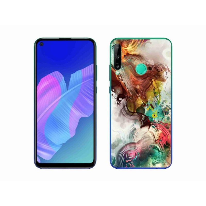 Gelový kryt mmCase na mobil Huawei P40 Lite E - abstrakt 1
