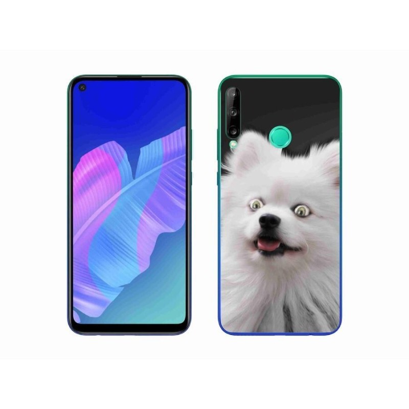 Gelový kryt mmCase na mobil Huawei P40 Lite E - bílý špic