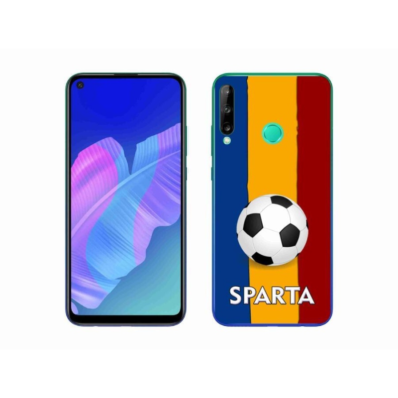 Gelový kryt mmCase na mobil Huawei P40 Lite E - fotbal 1