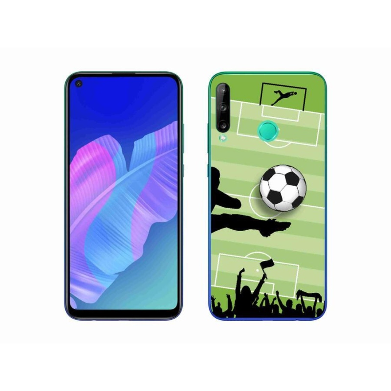 Gelový kryt mmCase na mobil Huawei P40 Lite E - fotbal 3