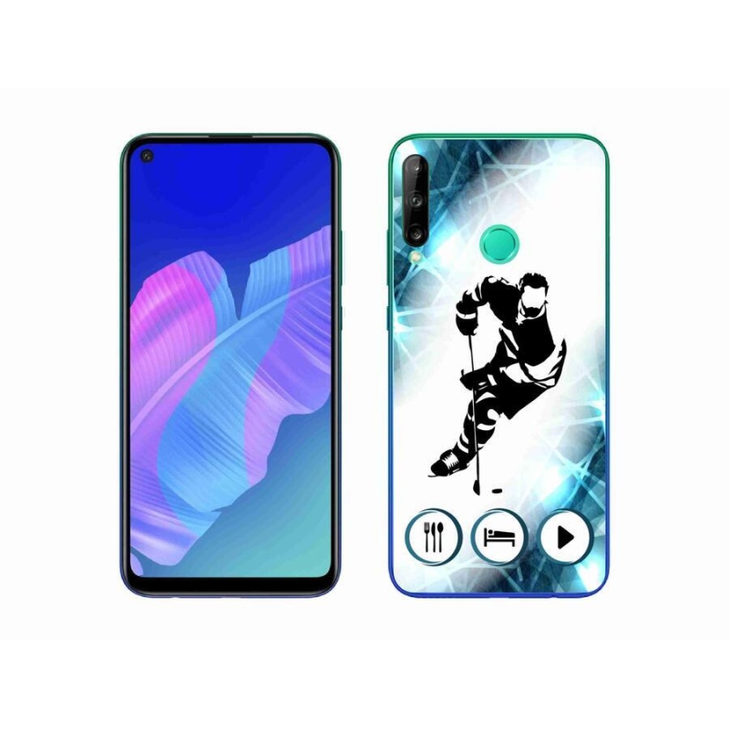 Gelový kryt mmCase na mobil Huawei P40 Lite E - hokej 1