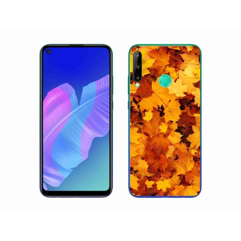 Gelový kryt mmCase na mobil Huawei P40 Lite E - javorové listy