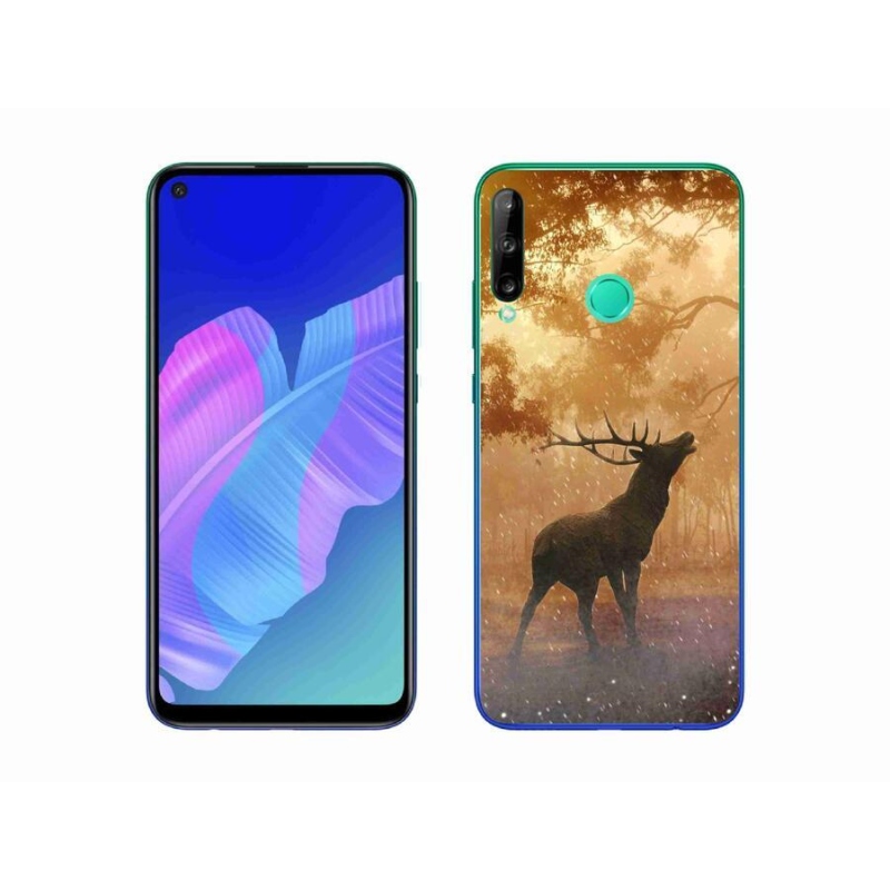 Gelový kryt mmCase na mobil Huawei P40 Lite E - jelen v říji