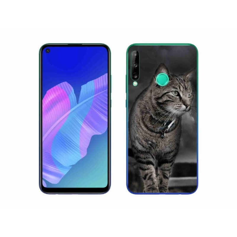 Gelový kryt mmCase na mobil Huawei P40 Lite E - kočka