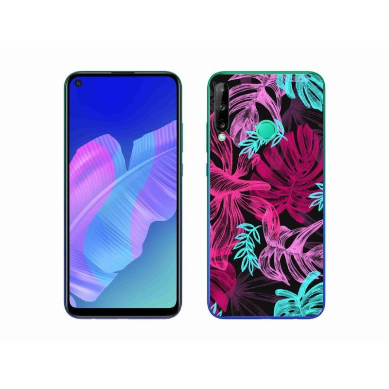 Gelový kryt mmCase na mobil Huawei P40 Lite E - květiny 1