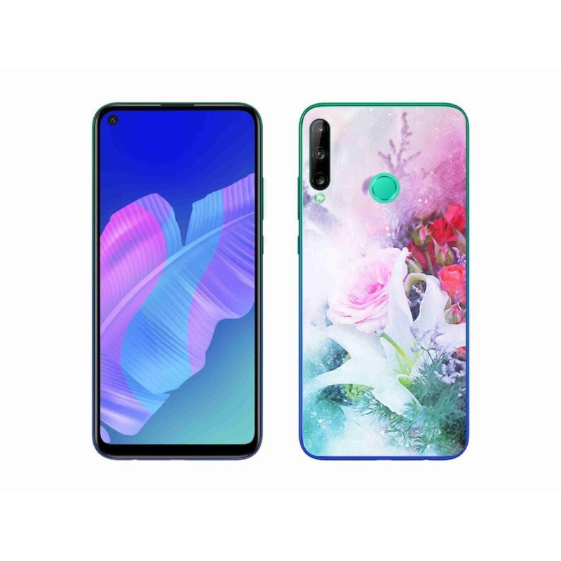 Gelový kryt mmCase na mobil Huawei P40 Lite E - květiny 4