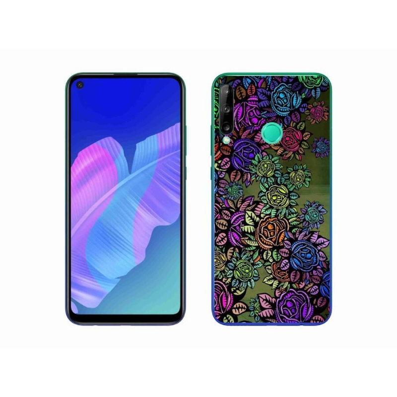 Gelový kryt mmCase na mobil Huawei P40 Lite E - květiny 6