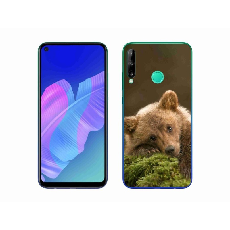 Gelový kryt mmCase na mobil Huawei P40 Lite E - medvěd