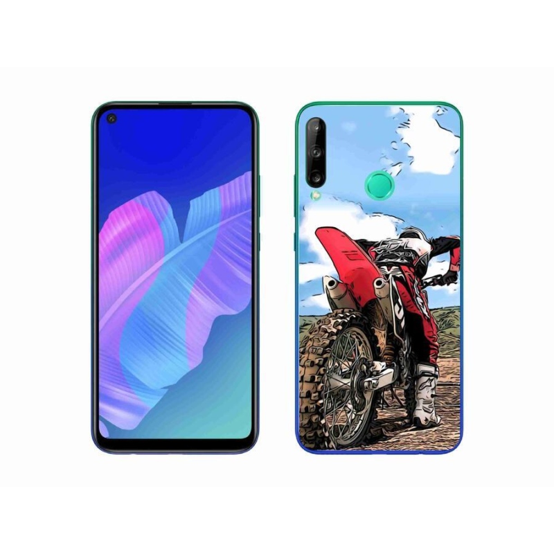 Gelový kryt mmCase na mobil Huawei P40 Lite E - moto