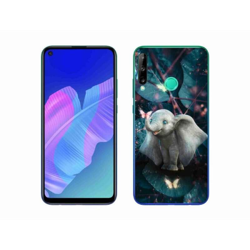 Gelový kryt mmCase na mobil Huawei P40 Lite E - roztomilý slon