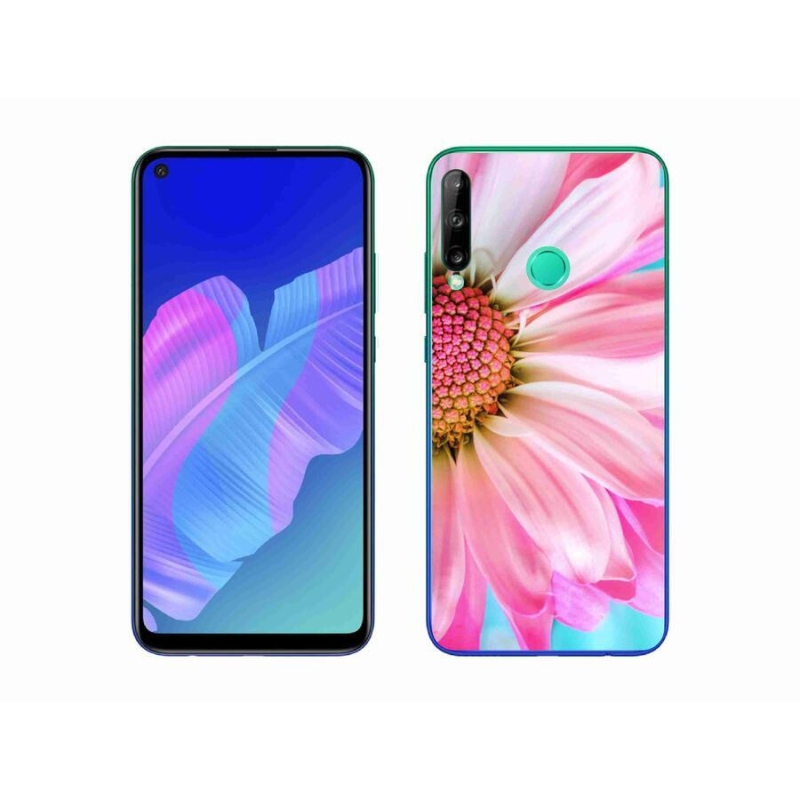 Gelový kryt mmCase na mobil Huawei P40 Lite E - růžová květina