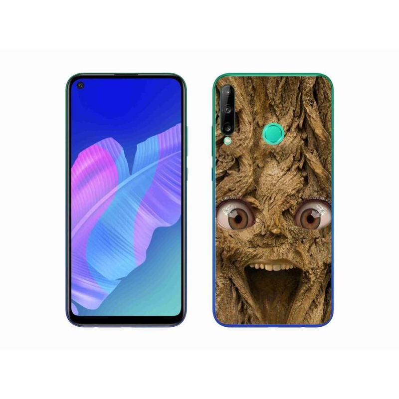 Gelový kryt mmCase na mobil Huawei P40 Lite E - veselý strom s očima
