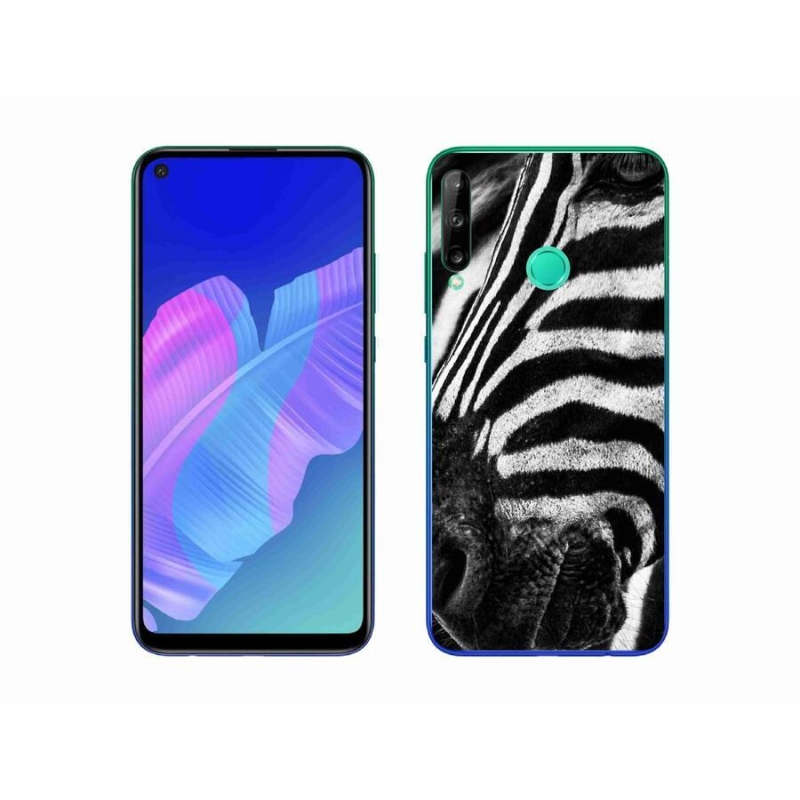 Gelový kryt mmCase na mobil Huawei P40 Lite E - zebra