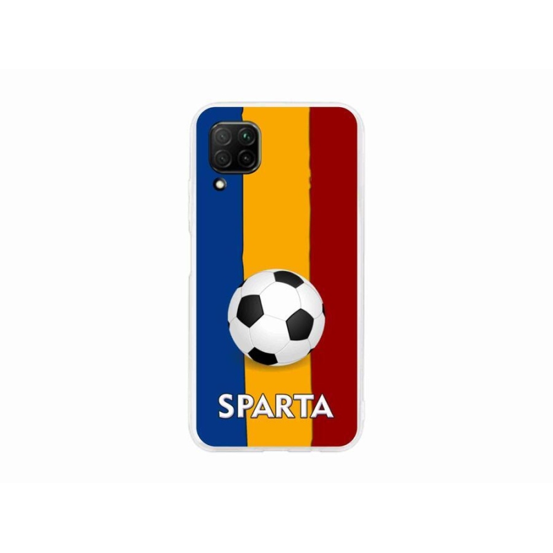Gelový kryt mmCase na mobil Huawei P40 Lite - fotbal 1