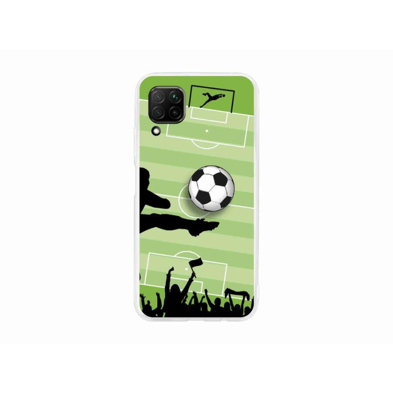 Gelový kryt mmCase na mobil Huawei P40 Lite - fotbal 3