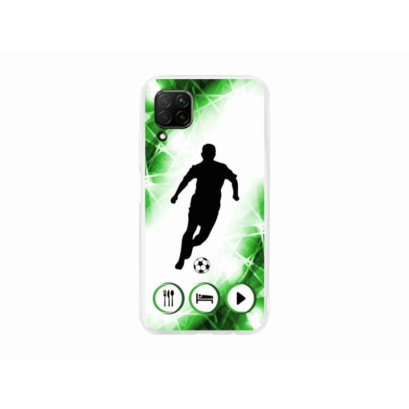 Gelový kryt mmCase na mobil Huawei P40 Lite - fotbalista