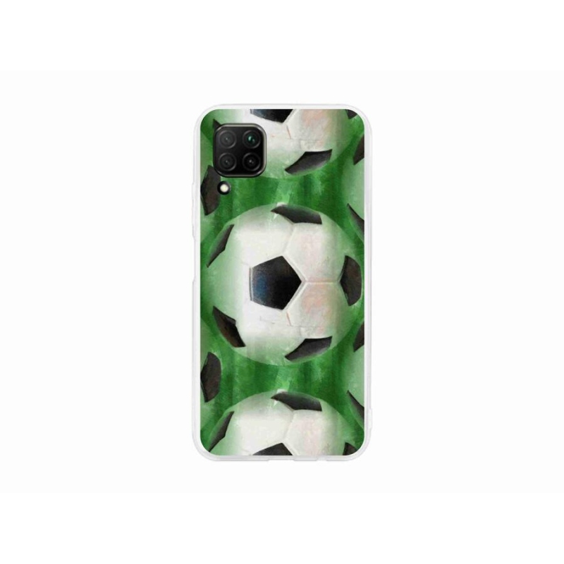 Gelový kryt mmCase na mobil Huawei P40 Lite - fotbalový míč