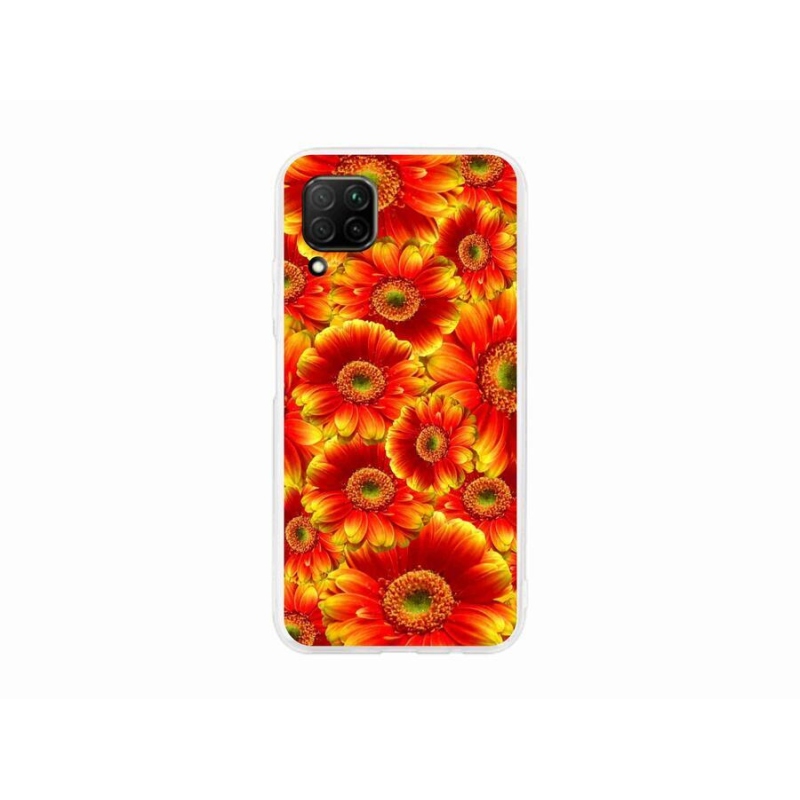 Gelový kryt mmCase na mobil Huawei P40 Lite - gerbera 1