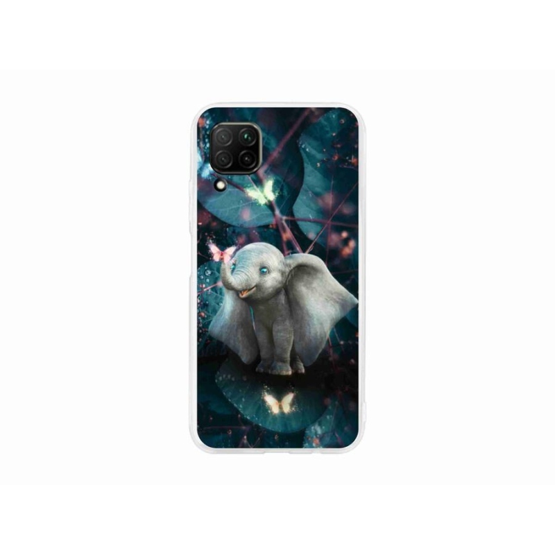 Gelový kryt mmCase na mobil Huawei P40 Lite - roztomilý slon