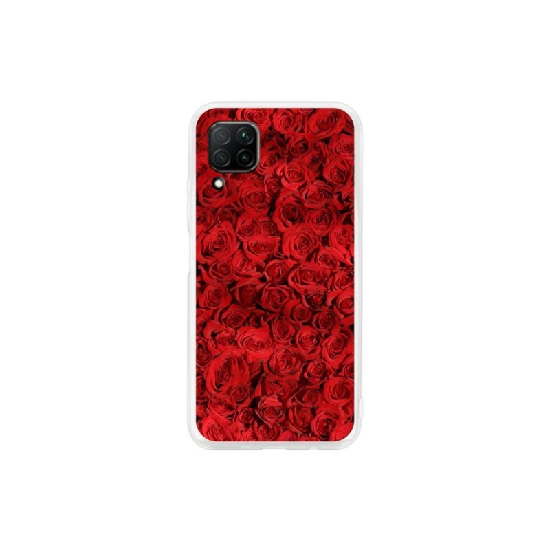 Gelový kryt mmCase na mobil Huawei P40 Lite - růže