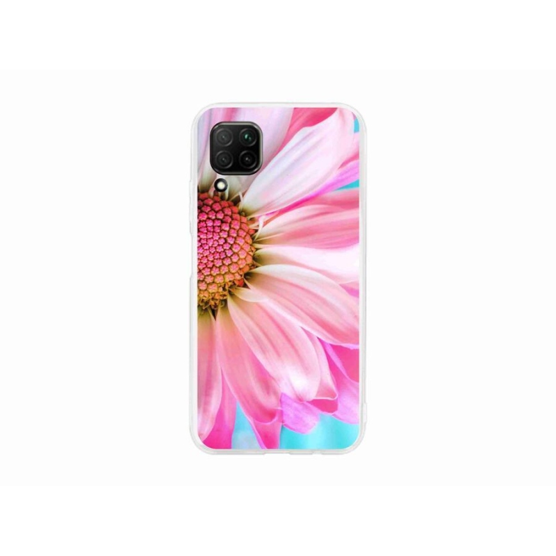 Gelový kryt mmCase na mobil Huawei P40 Lite - růžová květina