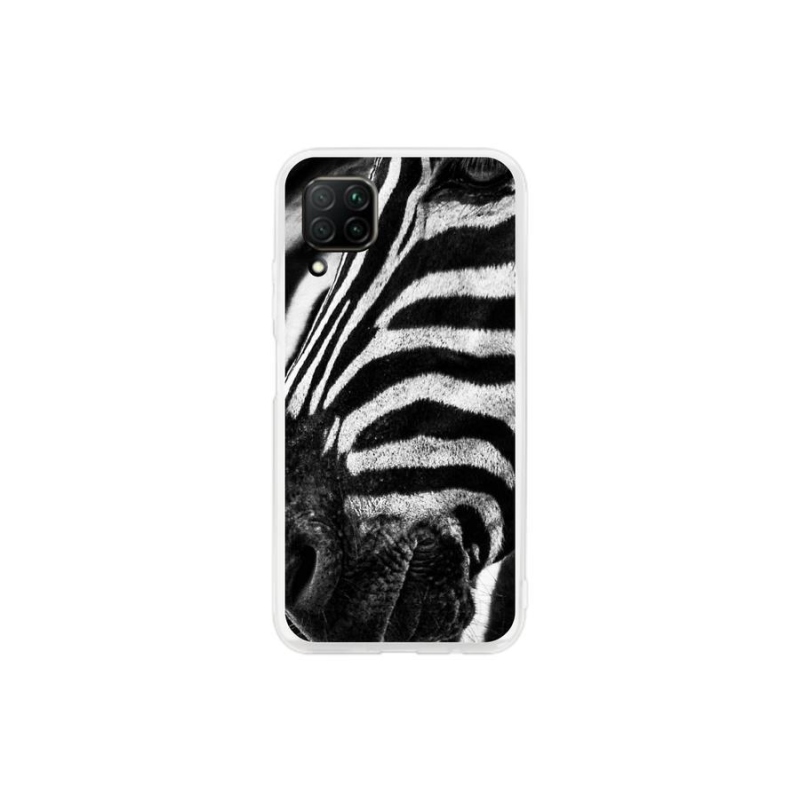 Gelový kryt mmCase na mobil Huawei P40 Lite - zebra