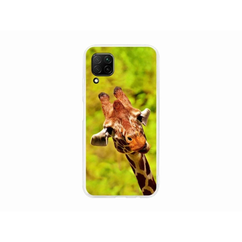 Gelový kryt mmCase na mobil Huawei P40 Lite - žirafa