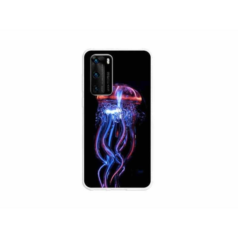 Gelový kryt mmCase na mobil Huawei P40 - medúza
