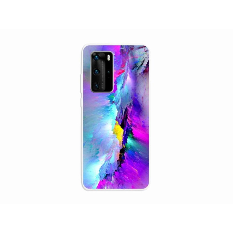 Gelový kryt mmCase na mobil Huawei P40 Pro - abstrakt