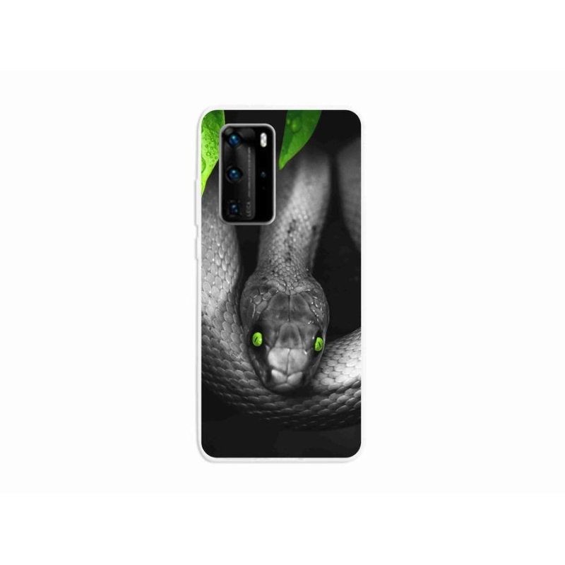 Gelový kryt mmCase na mobil Huawei P40 Pro - had