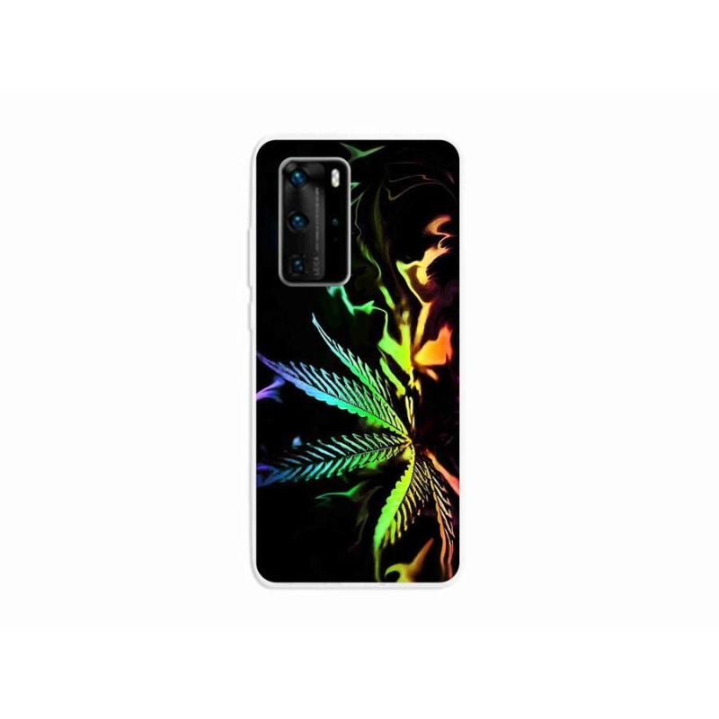 Gelový kryt mmCase na mobil Huawei P40 Pro - konopí 2