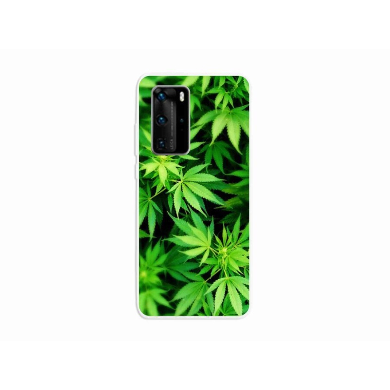 Gelový kryt mmCase na mobil Huawei P40 Pro - konopí 3