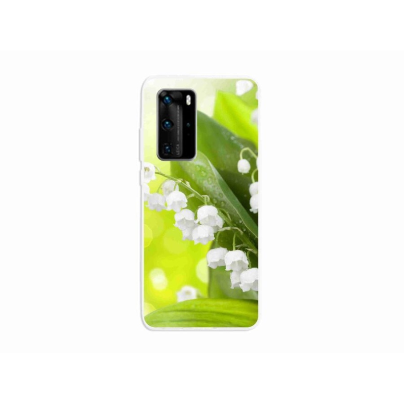 Gelový kryt mmCase na mobil Huawei P40 Pro - konvalinka
