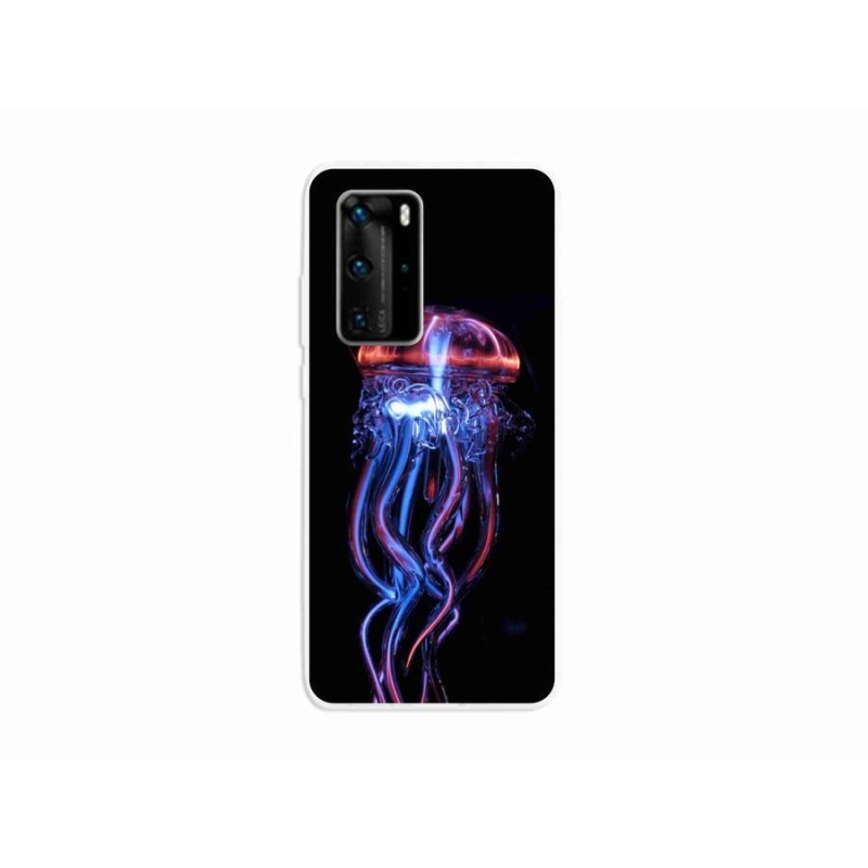 Gelový kryt mmCase na mobil Huawei P40 Pro - medúza