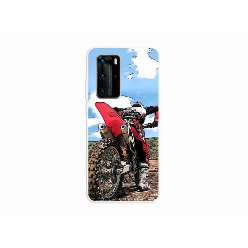 Gelový kryt mmCase na mobil Huawei P40 Pro - moto